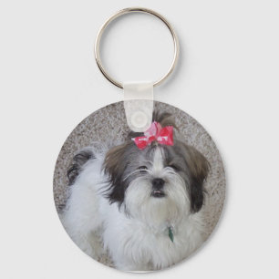 Lhasa Apso Keychain Nyckelring