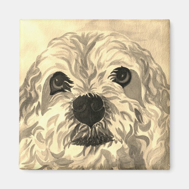 Lhasa Apso Magnet (Framsidan)