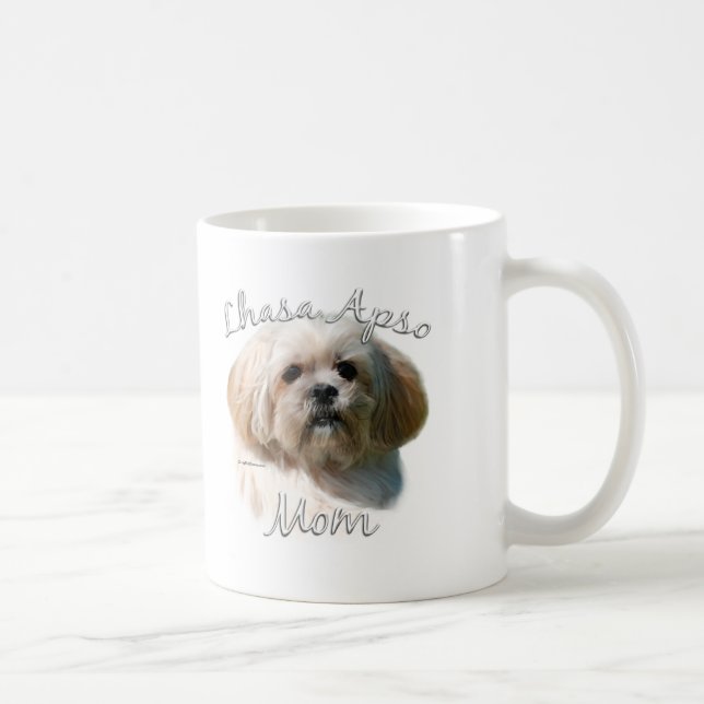 Lhasa Apso Mamma 2 Kaffemugg (Höger)
