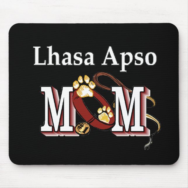 Lhasa Apso Mamma Gifts Musmatta (Framsidan)