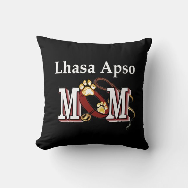 Lhasa Apso Mamma Kudde (Framsida)