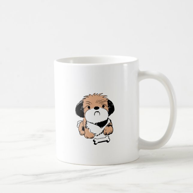 Lhasa Apso och hundgodis Kaffemugg (Höger)