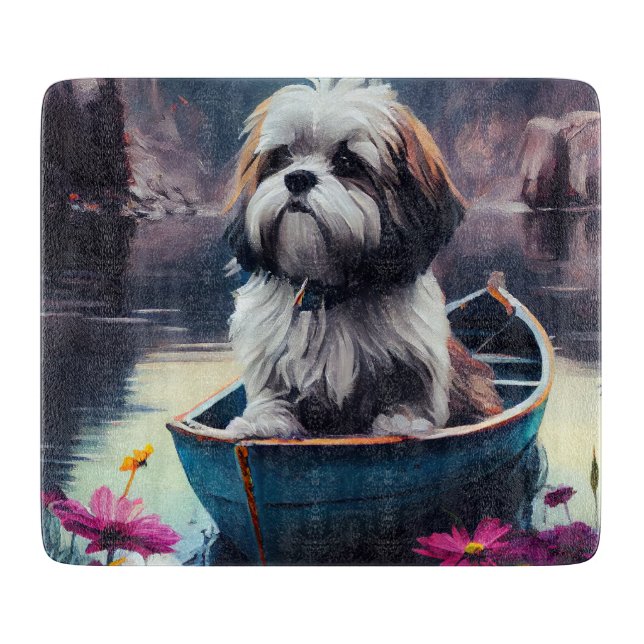Lhasa Apso på åra: Ett naturskönt äventyr (Framsidan)