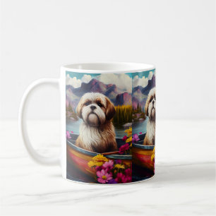 Lhasa Apso på en Paddle: En kristen Äventyr Kaffemugg