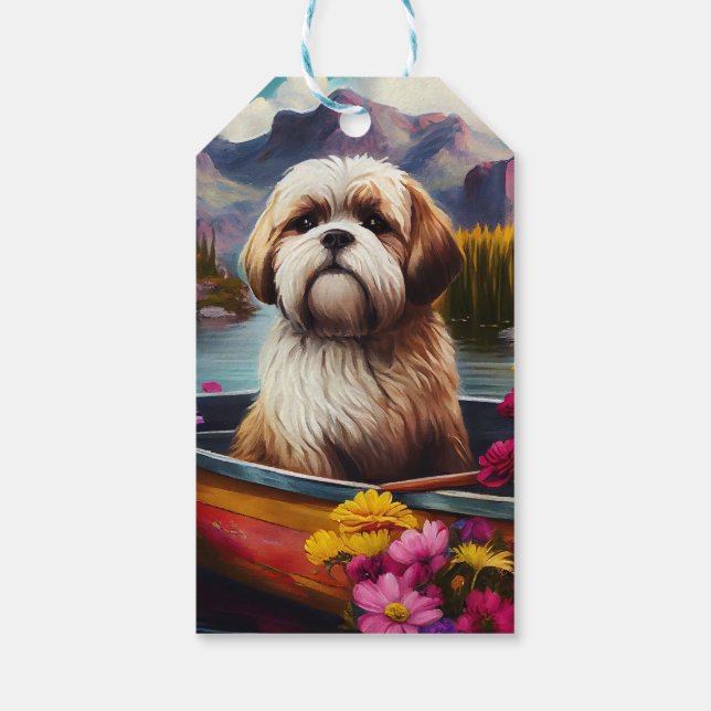Lhasa Apso på en Paddle: En kristen Äventyr Presentetikett (Baksidan)