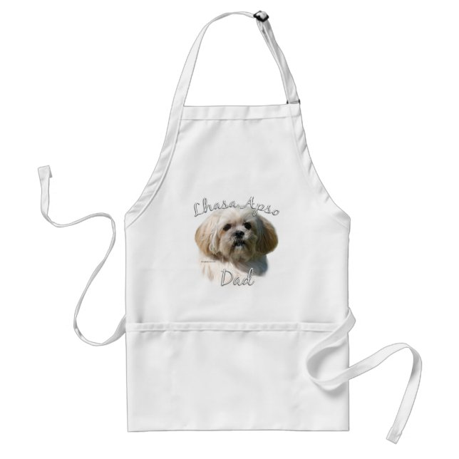 Lhasa Apso Pappa 2 Förkläde (Framsidan)