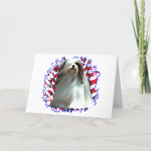 Lhasa Apso patriot Kort