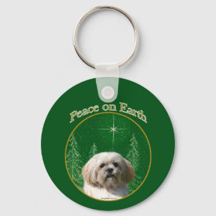 Lhasa Apso Peace Nyckelring