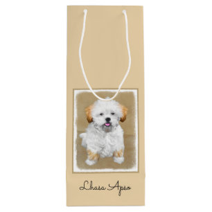 Lhasa Apso Puppy Painting - Cute Original Hund Art