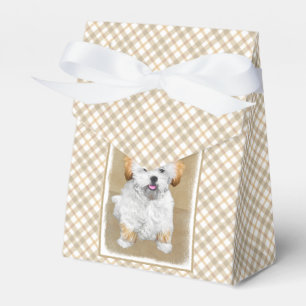 Lhasa Apso Puppy Painting - Cute Original Hund Art Presentaskar