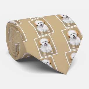 Lhasa Apso Puppy Painting - Cute Original Hund Art Slips