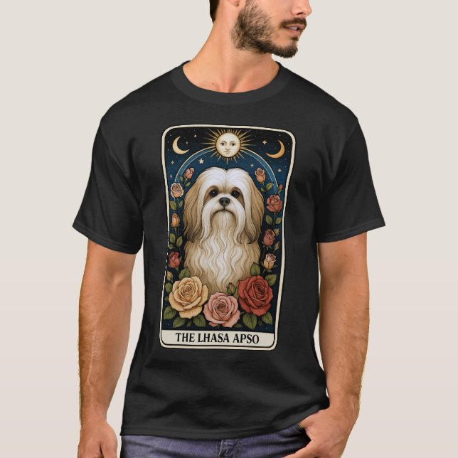 Lhasa Apso T Shirt (Framsida)