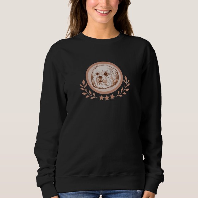 Lhasa Apso T Shirt (Framsida)