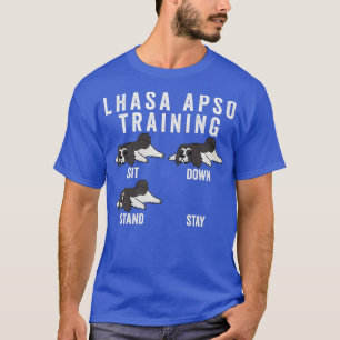 Lhasa Apso Training Hund Premium T Shirt
