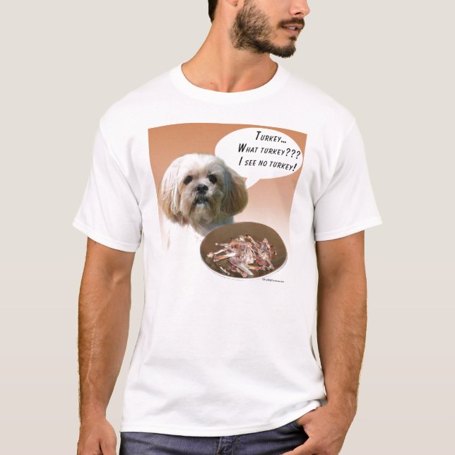 Lhasa Apso Turkiet T Shirt (Framsida)