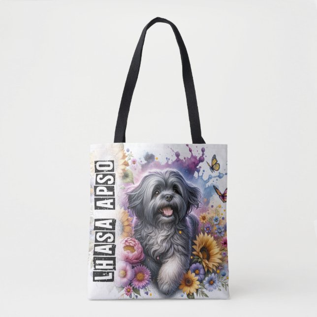 Lhasa Apso  Tygkasse (Framsida)