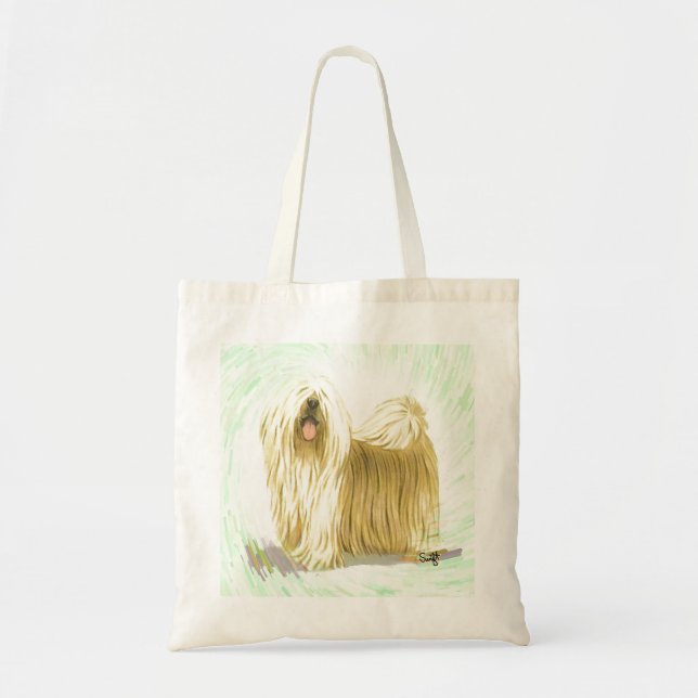 Lhasa Apso Tygkasse (Framsidan)