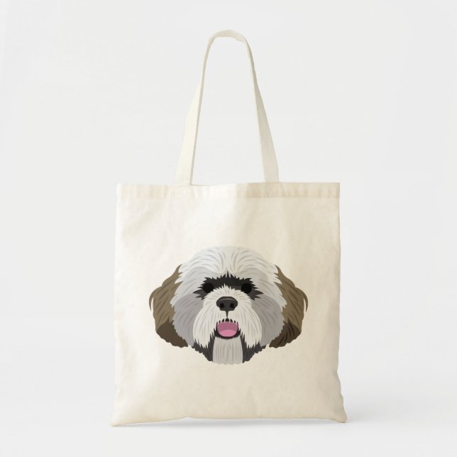 Lhasa Apso Tygkasse (Framsidan)