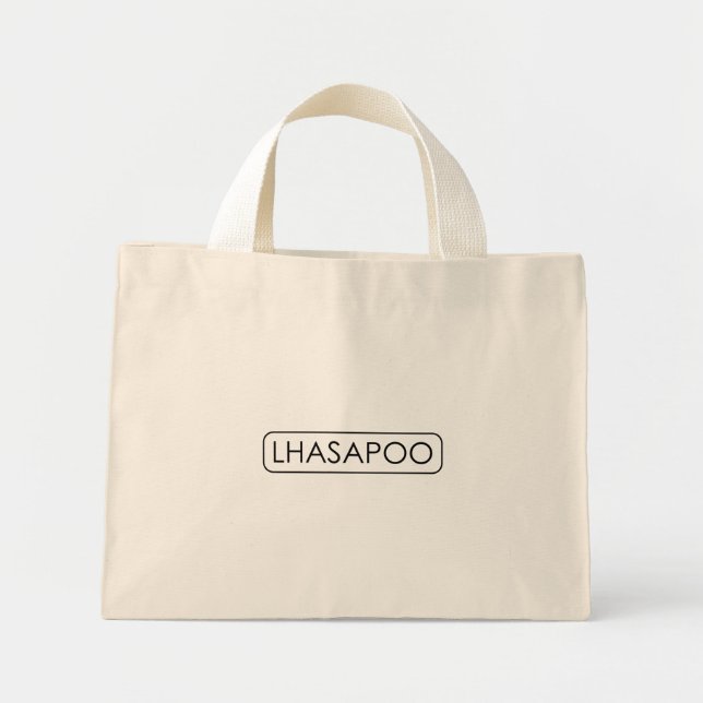 LHASAPOO BAG MINI TYGKASSE (Framsidan)