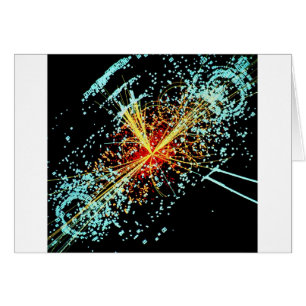 LHC-sammanstötning Hälsningskort