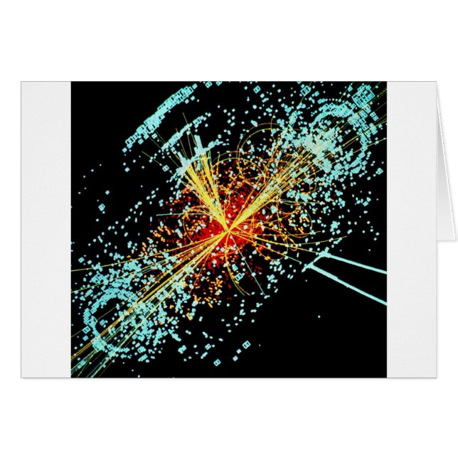 LHC-sammanstötning Hälsningskort (Framsidan Horizontal)