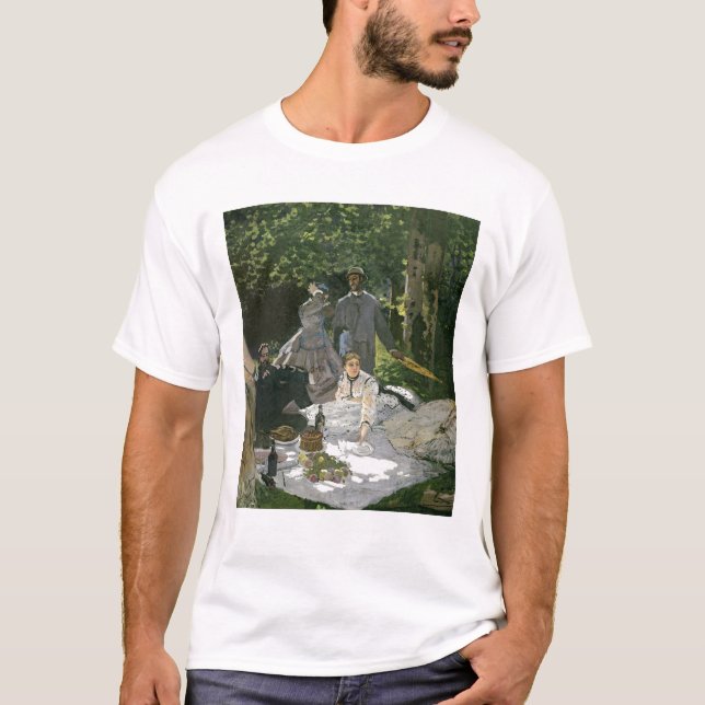 l'Herbe för Claude Monet | Dejeunersur, Chailly T-shirt (Framsida)