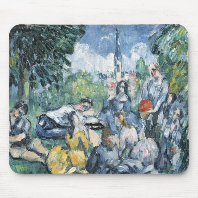 L'herbe för Paul Cezanne | Dejeunersur, 1876-77 Musmatta (Framsidan)