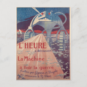 L'Heure Propaganda Poster Vykort