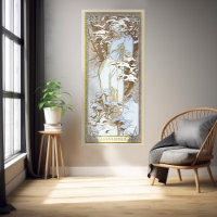 L'Hiver Season Art nouveau Alphonse Mucha