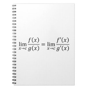 L'Hopital's Rule - Math and Calculus Basics T-Shir Anteckningsbok