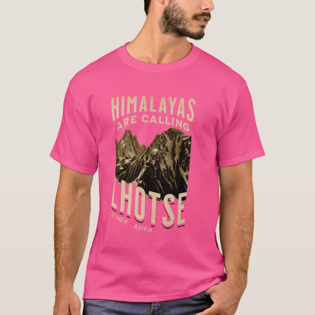 Lhotse - Himalaya ringer T Shirt (Framsida)