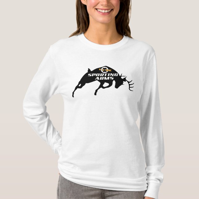 LHR-bockHoody kvinnor Tee (Framsida)