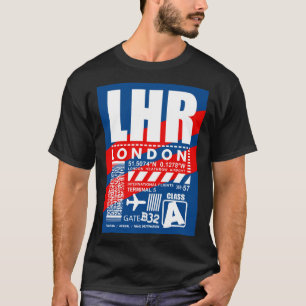 LHR London flygplats T Shirt