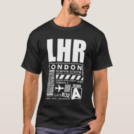 LHR London Heathrow Airport T Shirt