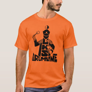 Lhs-marschmusikbandet trummar fodrar T-tröja T Shirt