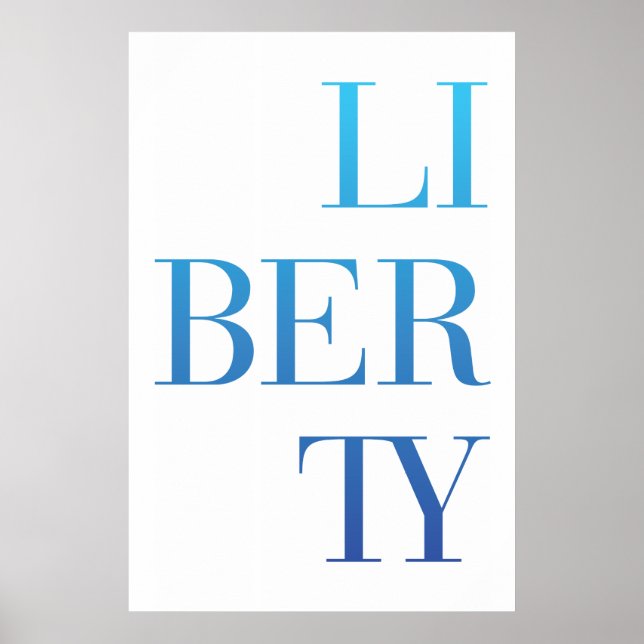 LI_BER_TY poster blå (Framsidan)