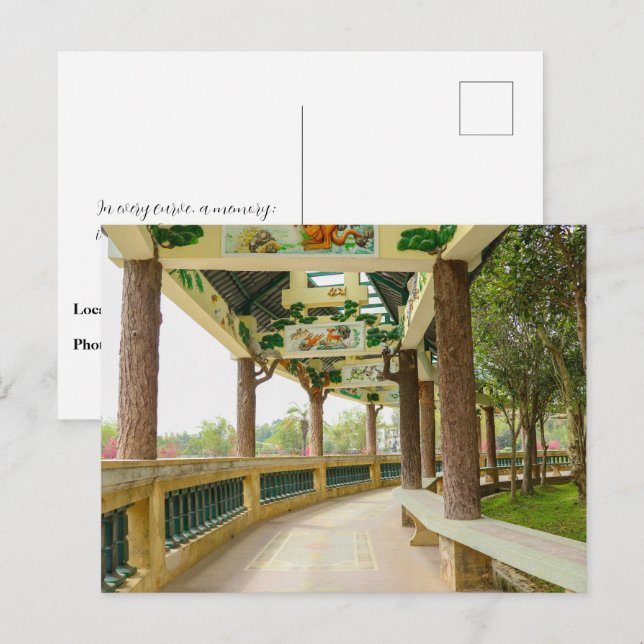 Li Garden-serien: där naturen möter konst Vykort (Fram/baksida)