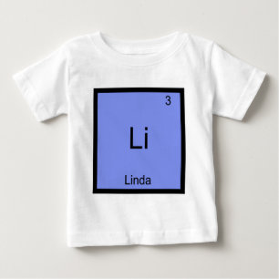 Li - Linda Chemistry Inslag Symbol Namn Tee