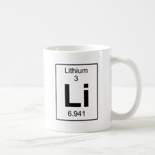 Li - Lithium Kaffemugg