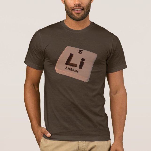 Li Lithium Tee Shirt (Framsida)