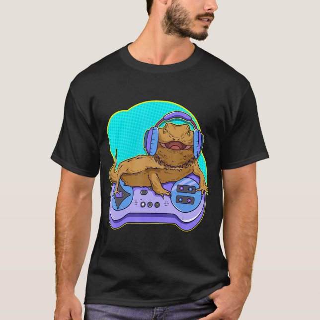 Li-spelare för datorspel i den populära versionen  t shirt (Framsida)
