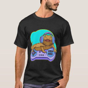 Li-spelare för datorspel i den populära versionen t shirt
