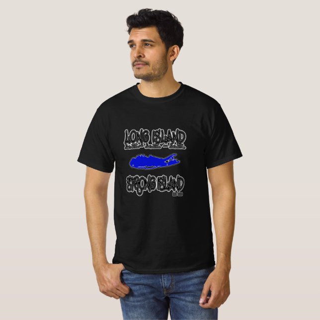 LI Strong Island T Shirt (Hel framsida)