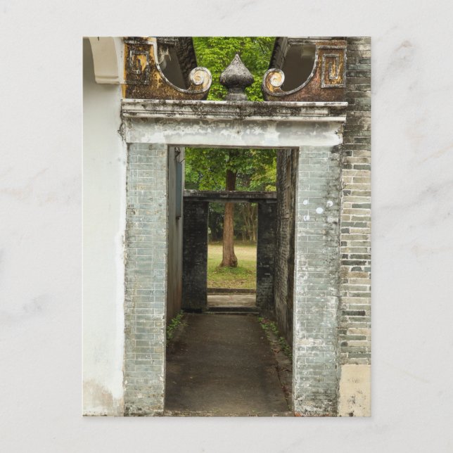 Li-trädgårdsserie - Gömt Elegance Card Vykort (Framsida)