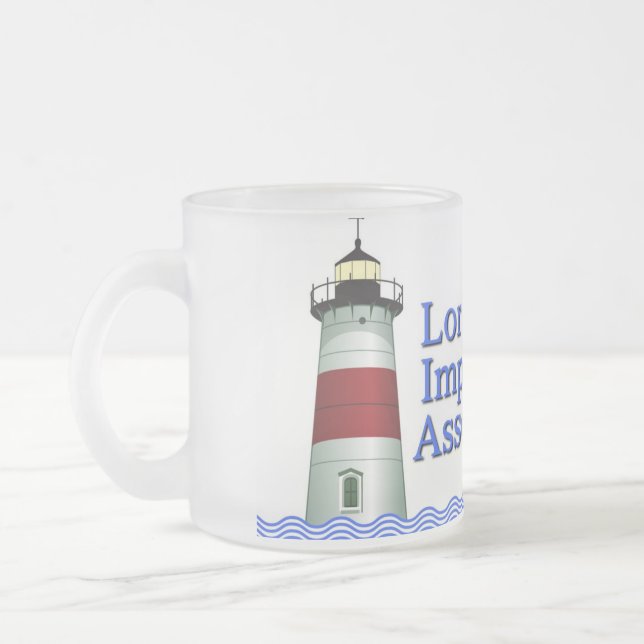 LIA FROSTED GLAS COFFEE MUGG (Vänster)
