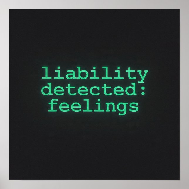 Liability Detected Feelings Terminal Poster AI  (Framsidan)