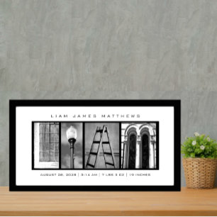 "Liam" Anpassningsbar Text Fototryck