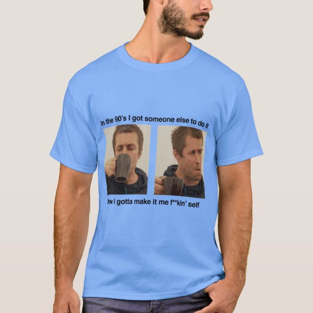 Liam Gallagher gör en gåva till vänner T Shirt (Framsida)