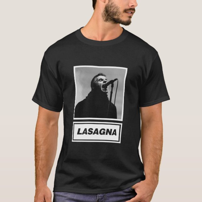 Liam Gallagher - Lasagna - Oasis Reunion Live 2025 T Shirt (Framsida)