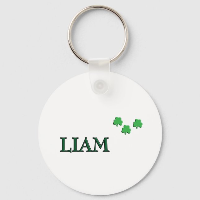 Liam Irish Namn Nyckelring (Framsida)